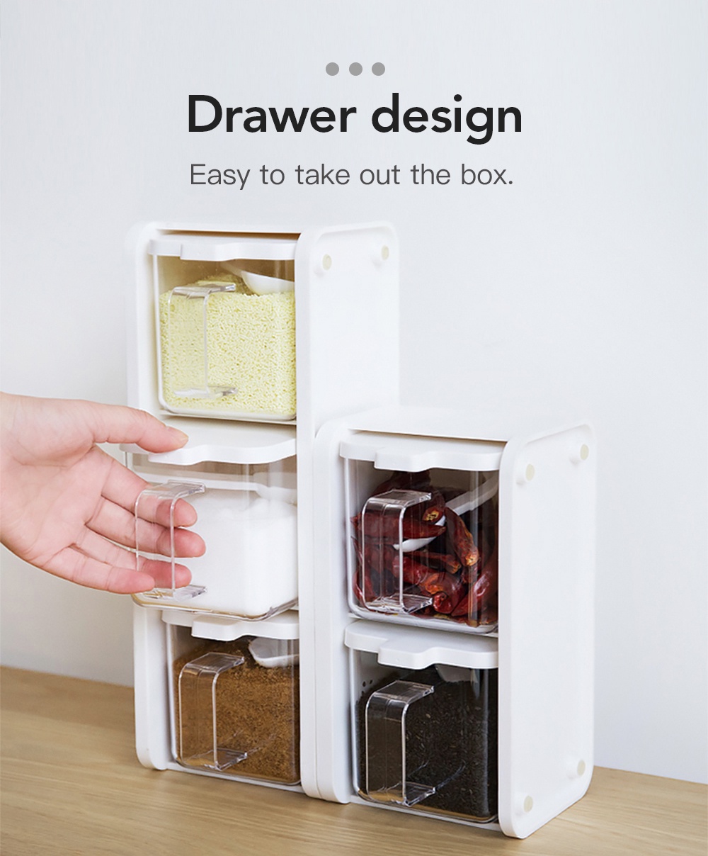 Kitchen Condiment Storage Box-4
